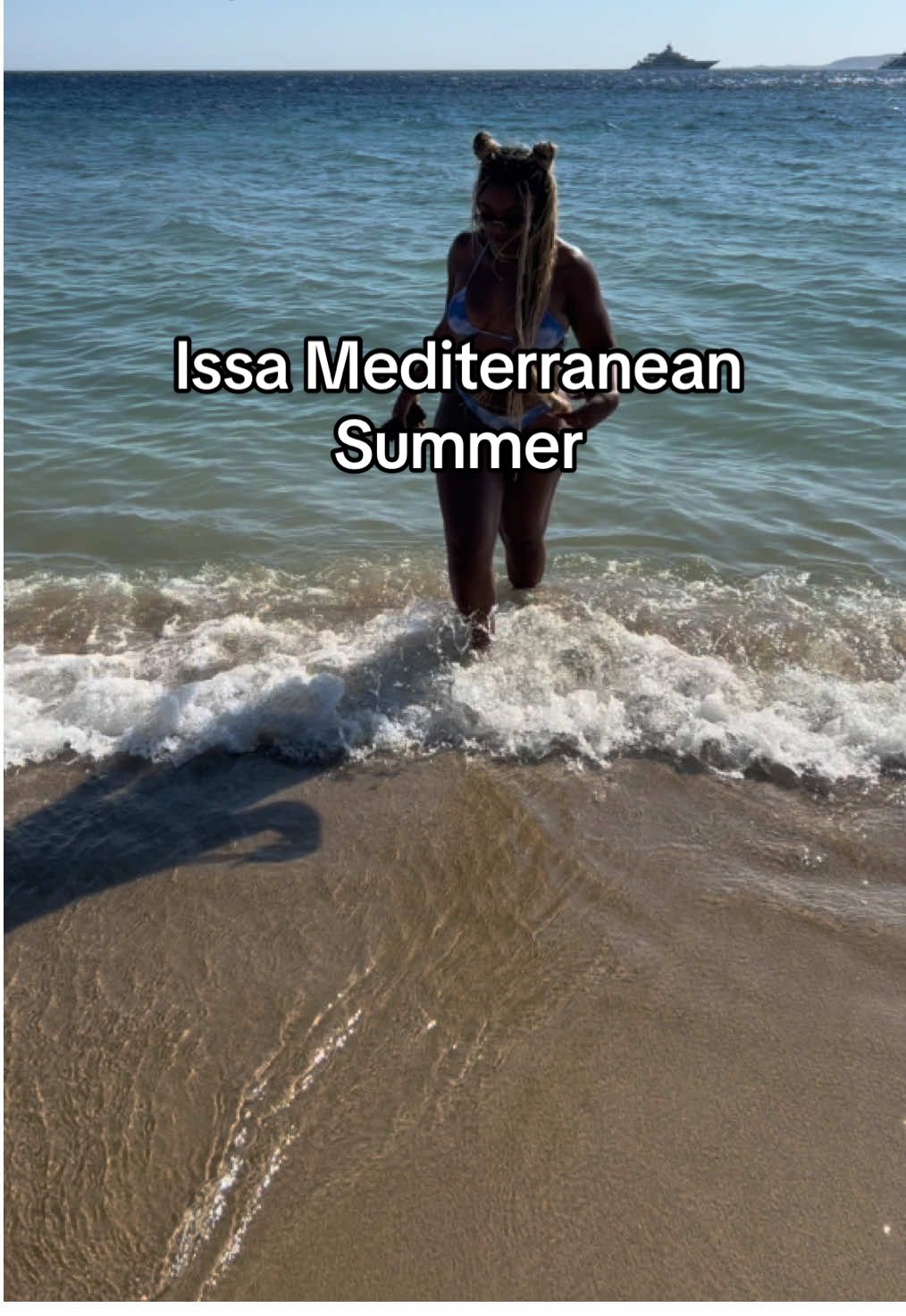 I never knew how much I needed the Mediterranean in my life until now. #onholiday #mediterranean #mykonos #beachvibes #fyp 