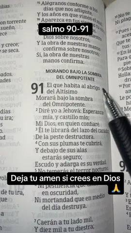 salmos 90-91#amor#por #Dios#No te vallas sin dejar tu amen🤍🙏