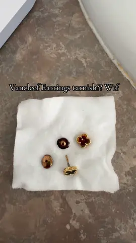 Vancleef Earrings Tarnish?? Shocked it happened to me too!! #vancleef #badquality #toronto #vancleefarpels #vcatarnish 