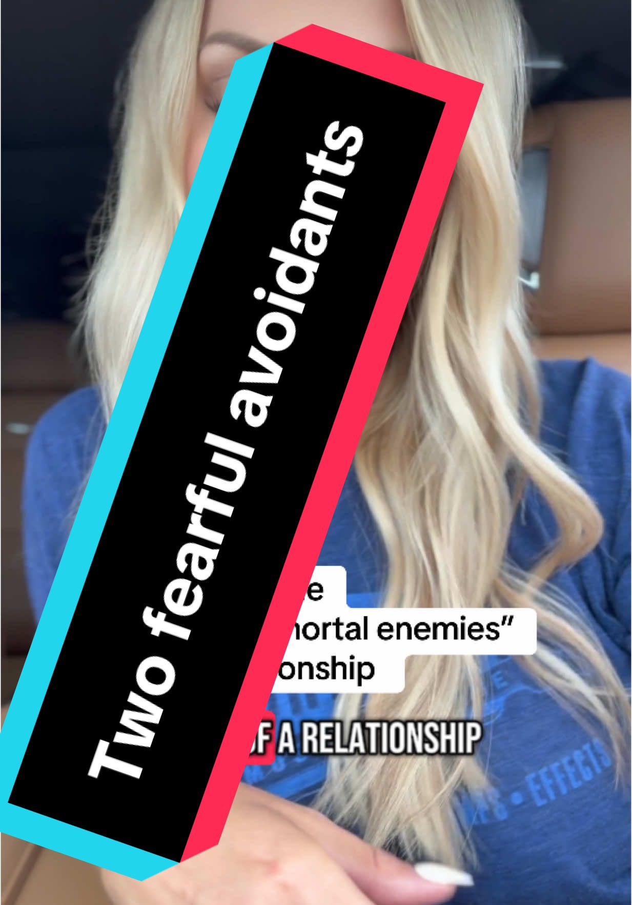 Two fearful avoidants = best friends/mortal enemies. They key to healing this relationship is for both to be secure enough to navigate conflict without the defensive fight response and without demanding that their reality be fully accepted by their partner. Use code LOVE2LEARN for 30% off hybrid groups and courses for a limited time #relationships #avoidantattachment #Love #fyp #foryoupage  