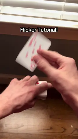Easy Cardistry Tutorial - Flicker (single card twirl) #cardistry #cards #magic #fyp #fy #tutorial 