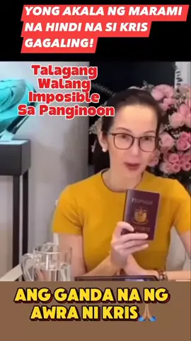 magaling na si miss #krisaquino 🙏🙏🙏