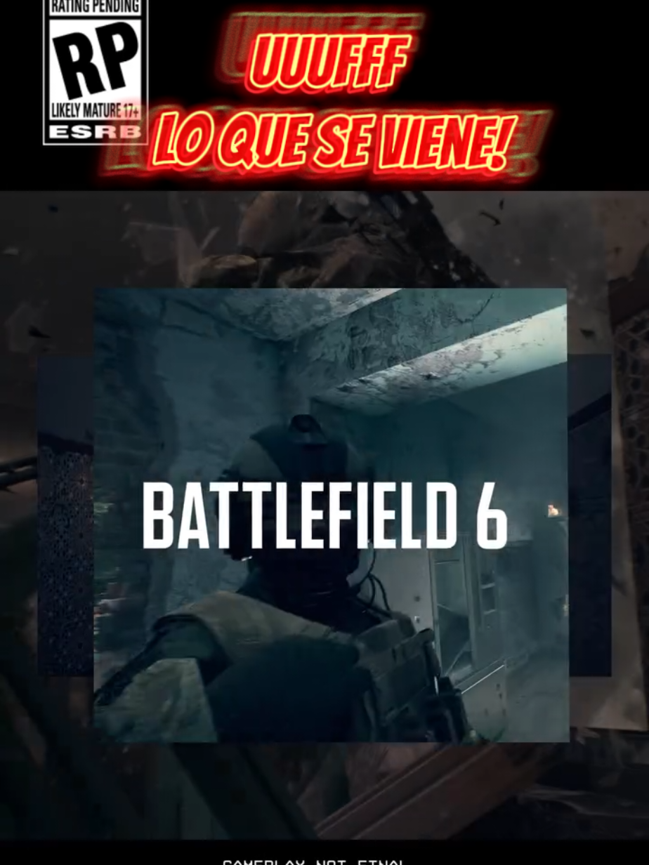 Lo que se viene con el nuevo Battlefield 6 está Uuuufff!!! Vean el vídeo y opinen si destronara al ya casi muerto WARZONE @Battlefield 6 llega con Todo!!! #battlefield #battlefield6 #tiktoklive #Trendy #gamerperu #paratii #like4like 
