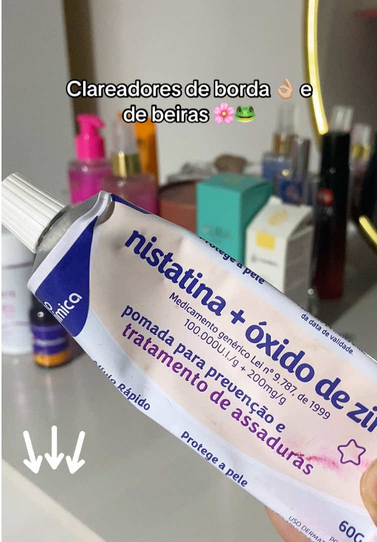 O combo clareador de borda e de beiras 🌸👌🏼 #imunofem #maxfem #clareamentodemanchas 