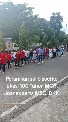 Perarakan Salib Suci#katolikroma💞⛪✝️ #katolik #katolikindonesia #akukatolik #keikecil 