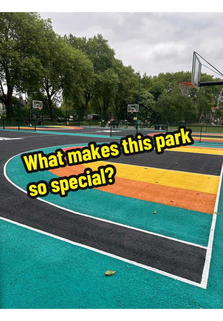 What makes this park so special? It’s more than just a basketball court. It’s a space for everyone. ❤️🏀💯