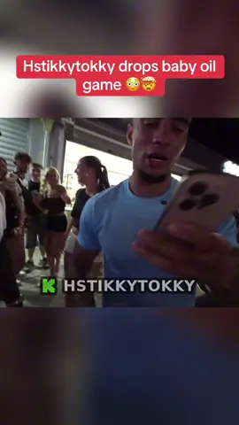 Hstikkytokky drops baby oil game 🤯😳#hstikkytokky #viral #clips #viralvideos #fyp #zante #kickclips 