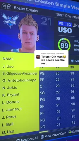 Replying to @nelly #NBA #2k25 #2k26