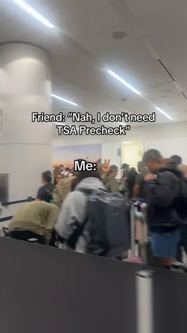 How did I ever travel through LAX without TSA Precheck? These lines are insaneee 🤯 #tsaprecheck #traveltiktok #lax 
