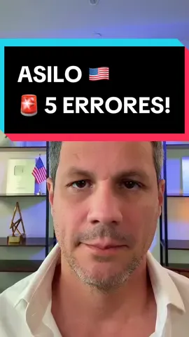 🇺🇸 Asilo: 5 errores que pueden hacerte perder el caso y costarte una deportación. 👉 Empieza en el Iink de mi perfiI. #asilo #inmigracion #inmigrantes #abogadodeinmigracion #deportacion 