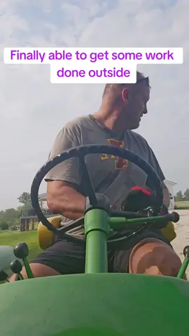 We've been getting hammered with rain this July.  got out and got the lane graded and potholes filled and the yard mowed.  still need to bale hay if it will ever dry out. #iowa #farmlife #countryliving #Outdoors #gravelroad #lawnmowing #july 