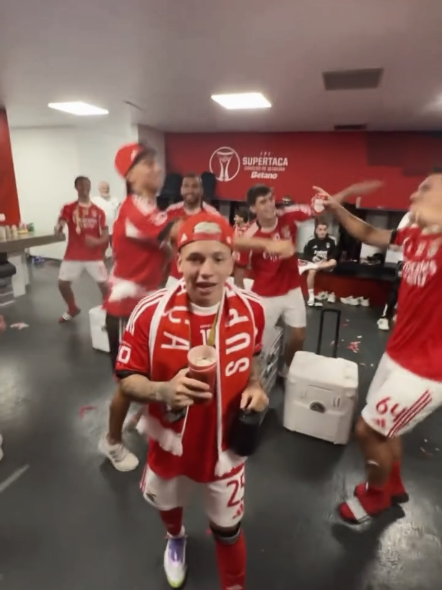 os mais novos a fazer festa😍🦅 (Edit sai amanhã meus amores) #slb #benfica #prestianni #supertaça #fyp #viral #cavalinho 