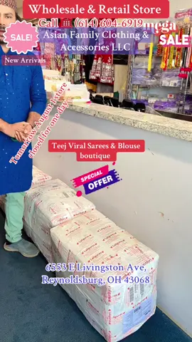 Wholesale & Retail Store!!! Asian Family Clothing & Accessories LLC. Call + 1 (614) 604-6919 address 6553 E Livingston Ave, Reynoldsburg, OH 43068 Google Maps Thank you for 10,000 visits I really appreciate everyone 20% 30% 40% OFF hurry 🙏💘💞🩷❤️💕😍🙏  #Asian_Family_Clothing #NepaliWholesaleStore #ClothingWholesaleStore #wholesaleStoreColumbusOhio #ForYouPage #Viral #Sale