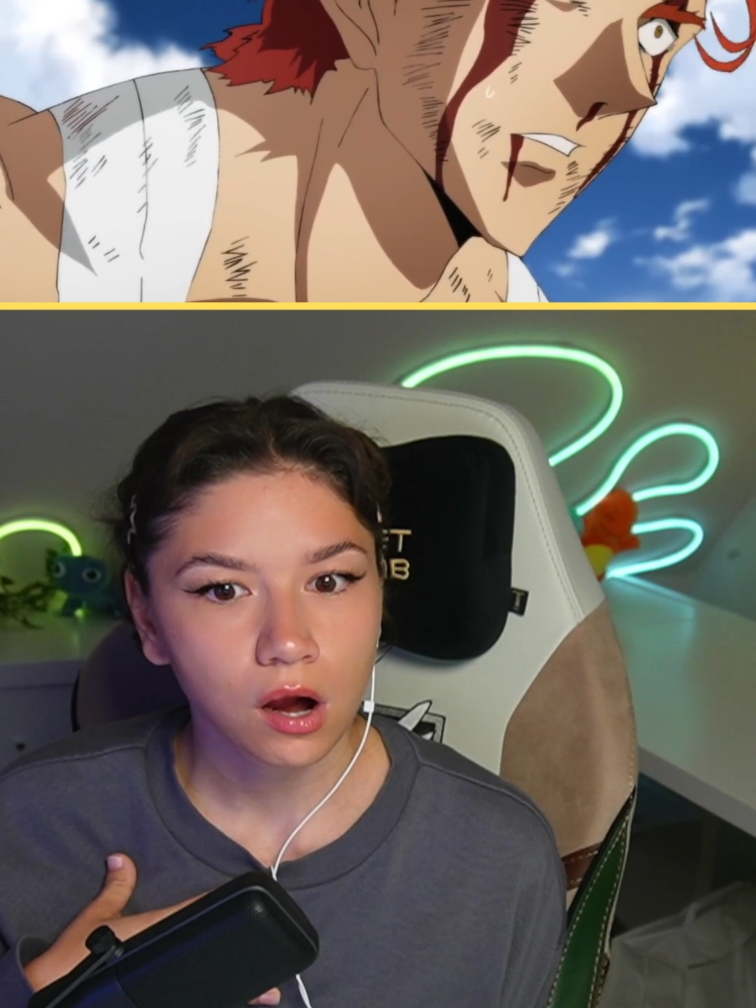 ONE PUNCH MAN Folge 11 St. 2 Part 3 #opm #saitamaonepunchman #cosplayer #animefyp #reactionvideo #twitchmoments #garou