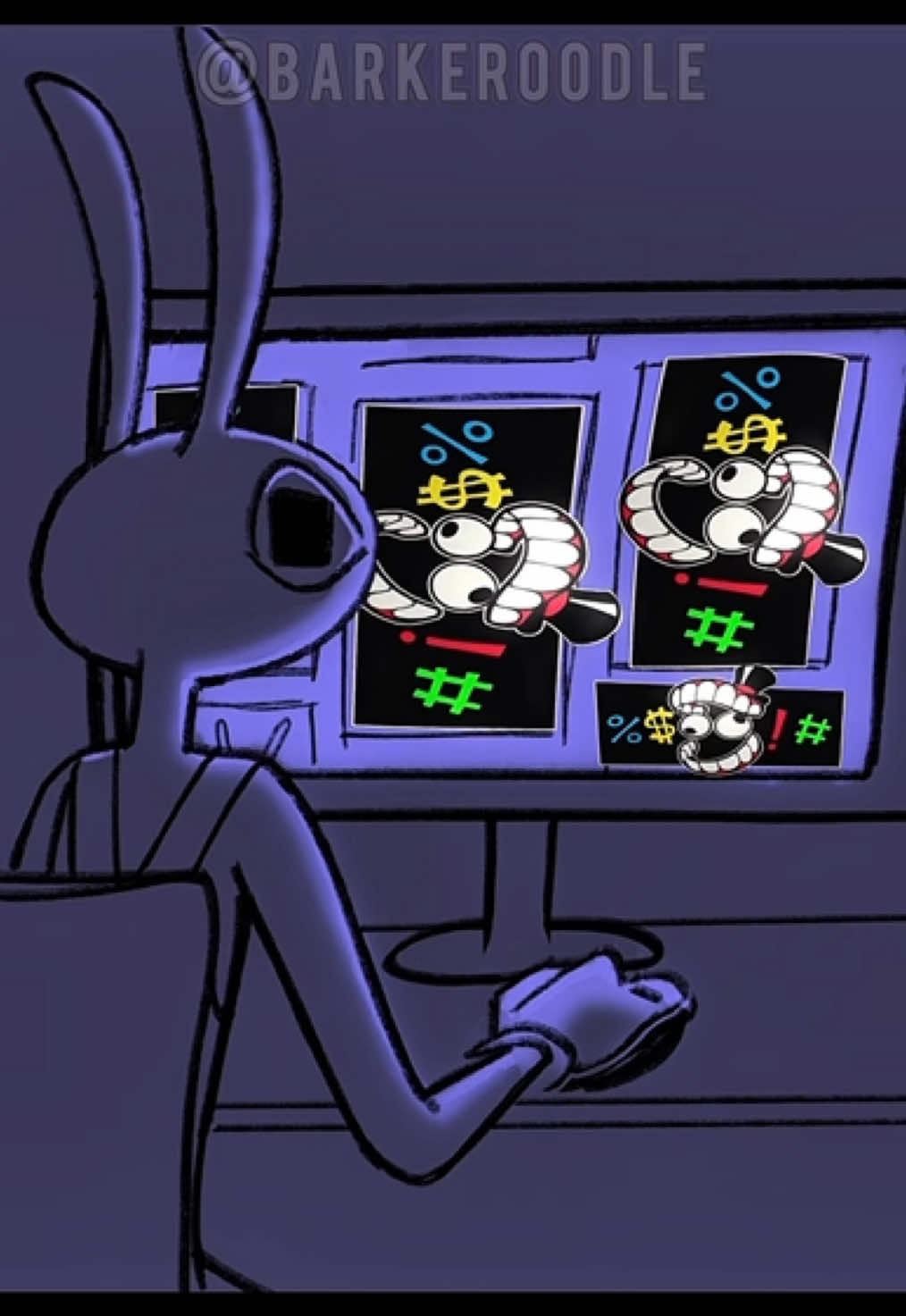 Clean up on aisle you! #theamazingdigitalcircus #tadc #animatic #digitalcircus #jax #tadcjax #zooble #digitalart #funny #animation #myartwork #artist #fypツ 