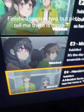 #rascaldoesnotdreamofbunnygirlsenpai #rascaldoesnotdreamofbunnygirlsenpai #season2 #romanceanime more episodes plsss🙏🙏🙏🙏