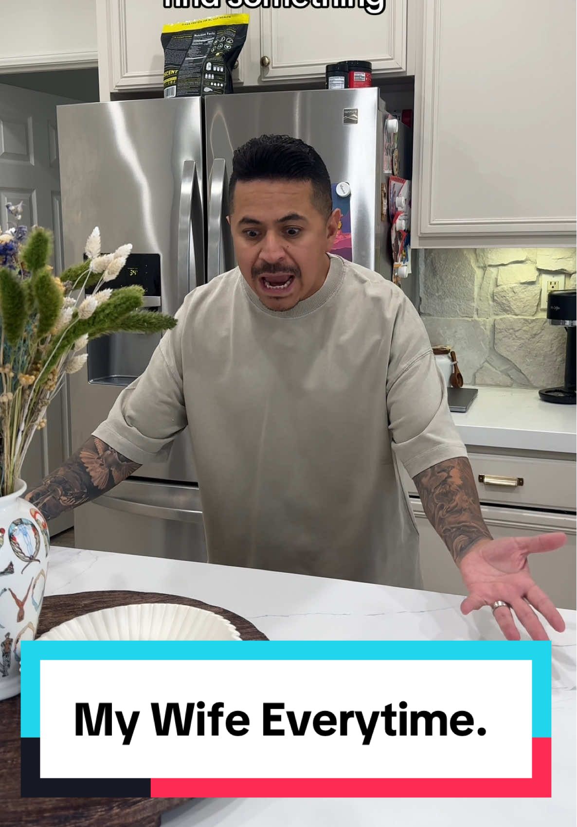 My wife every time I can't find something. #fyp #funny #trending #comedia #couples 