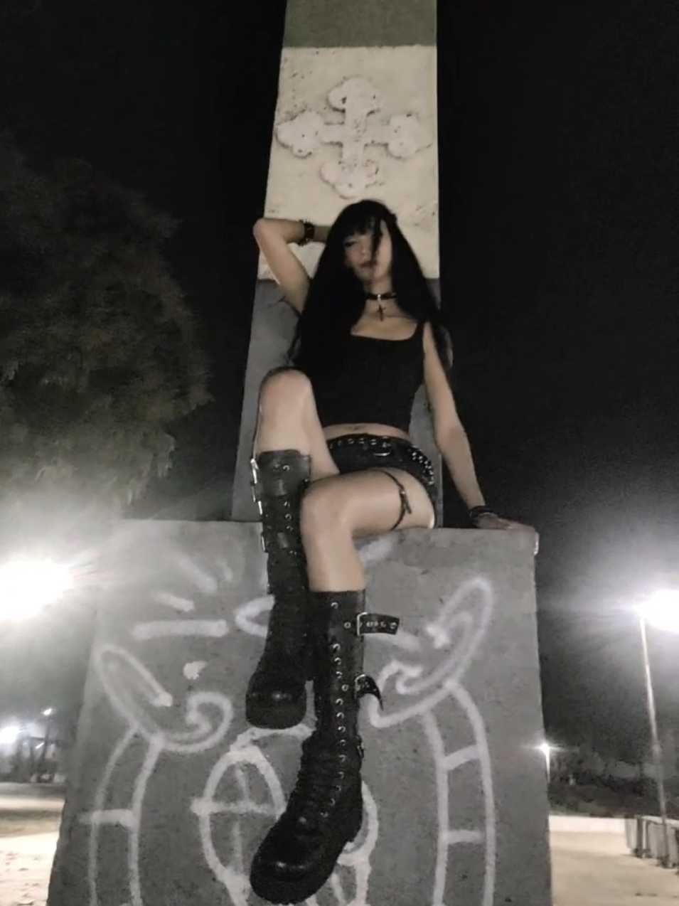 ela toda cute cute @Dhi_Jheovana  #kawaiigirl #altgirl #kawaiifashion #mallgoth 