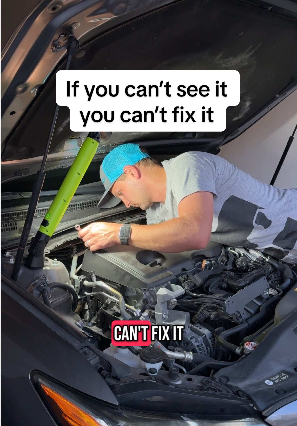 What’s the one tool every mechanic needs but no one talks about? This rechargeable work light. It saves your time, your eyes, and your patience. #mechanic #toolsofthetrade #worklight #autorepair #enginerebuild 