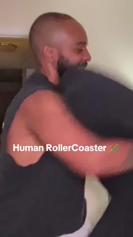 Just flinging me around 😂 #rollercoasterchallenge #couple #fyp #viralsound #trending  