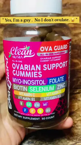 I'm not her doctor or her uterus, but I am her biggest supporter. Ova Guard from @cleannutra is designed to support ovarian health, hormone balance & cycle wellness. * Always talk to your doctor first  - but don't say I didn't warn you when it sells out.  #cleannutra #ovarianhealth #cyclesupport #tiktokfinds #womenshealth #funnytiktok #mensupportingwomen 