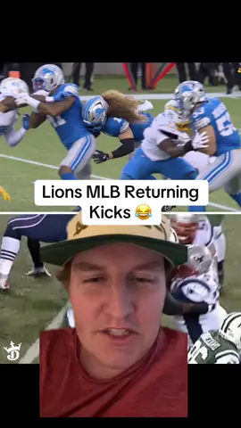 Lions have a MLB returning kicks smh 🤦 #nfl #football #detroit #lions #halloffame #footballisback #chargers #treylance #qb #dancampbell #jamesonwilliams