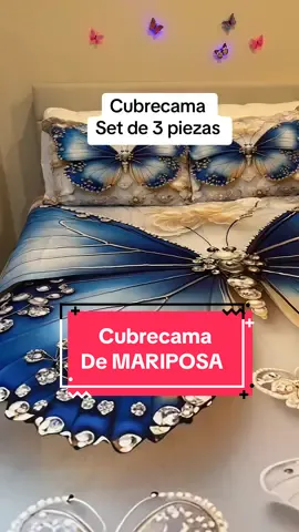 Butterfly & Flower Print Beddi. Cubrecama de mariposa( duvet) #mariposa #buterfly #duvet #cubrecamas #colchas #bed #cama #blancos #ropadecama #sabanas #Butterfly #FlowerPrintBeddi #sheets 