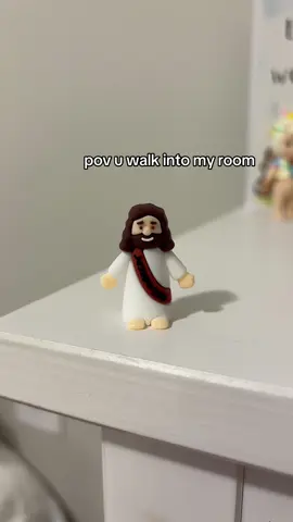 highly recommend getting a mini jesus army 🫶🏻 #jesus #jesuslovesyou #ilovejesus #fypシ゚viral #RoomTour 