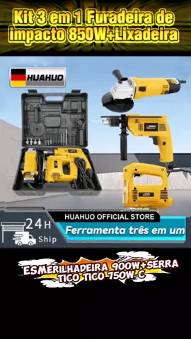 Kit 3 em 1 Furadeira de impacto  #serralheiro #construção  #ferramentas #tiktokshop #tiktokshopindonesia 