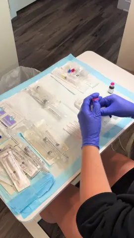tw: needles  ASMR pt.2 gather and organize all supplies needed for dylan’s home hemodialysis.  i like to set everything up the night before or the morning of because it can be overwhelming and a lot at once, so having everything out and organized, all meds already drew up makes it a lot easier.  #raleigh #viral #fyp #kidneyfailureawareness #ESRD #dailysiswarrior #renalfailure #encouragement #northhills #asmr 