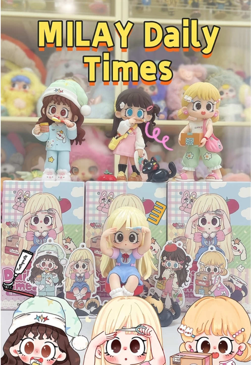 Zoom in... and breathe in the details💕MILAY Daily Times never misses. #milay#blindbox#figure#fyp#kawaii#cute#ttmart