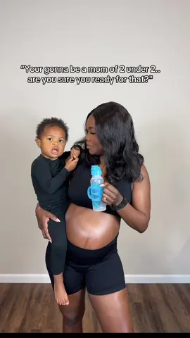 Fun fact: I’ve always wanted my first two close in age..built-in besties  ❤️now I just hope they both nap at the same time.😂 #momoftiktoks #toddleroftiktok #2under2 #pregnantbelly #preggolife #sahmsoftiktok 