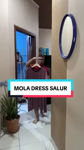 Part 1353 : Mola dress salur ada ukuran standard dan ukuran jumbo#dress #dresskekinian #dresssalur 