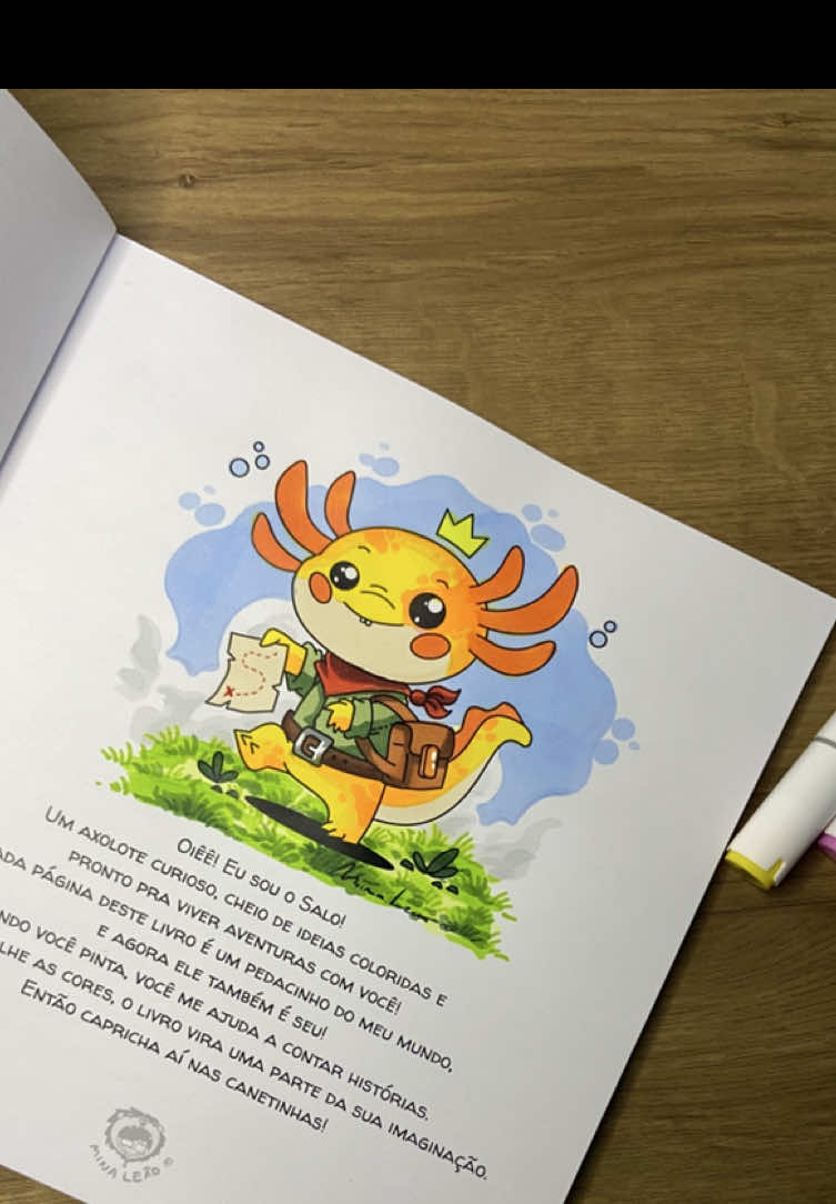 Salo em Dias Felizes | Achei que ele ficou a pura essência de um Lucio Savazi HAHAHA  @Mina Leão | @movimentosalo  #fy #fyp #bobbiegoods #colorir #marcadores #cocowyo #movimentosalo 
