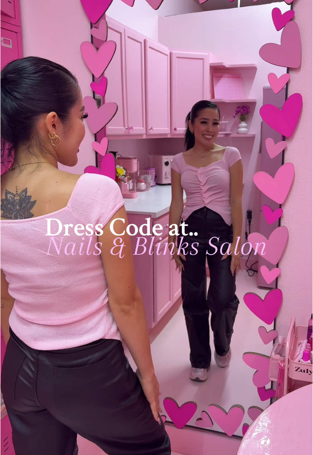 Where everyday you get to dress in PINK 💗  #OOTD #ootw #dresscode #salondresscode #pinksalondresscode #pinksalon #nailsalon #pinksalonhoustontx #pinksalon #nailsandblinkssalon #nailsandblinks 