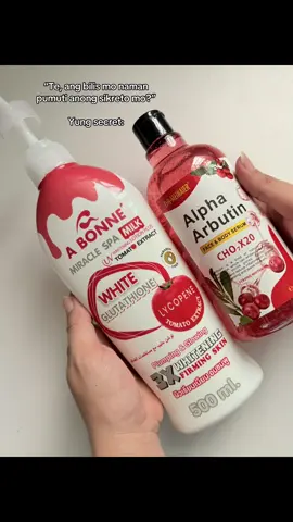 Salamat sa dalawang product na ‘to nabawasan insecurities ko sa katawan! 🥺 #abonne #abonnelotion #alphaarbutin #perfectcombo #whiteninglotion 