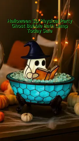 Our new ghost lamp for upcoming Halloween and to create the mysterious atmosphere in your home.👻 ##ghost##ghostlamp##tiktokshopbacktoschool##halloween##halloween2025##summerween##dealsforyoudays 