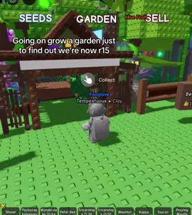 It looks weird when it’s not r6 but not complaining  #robloxgrowagarden #growagarden #roblox #gag #jandelgrowagarden #growagardenupdate 