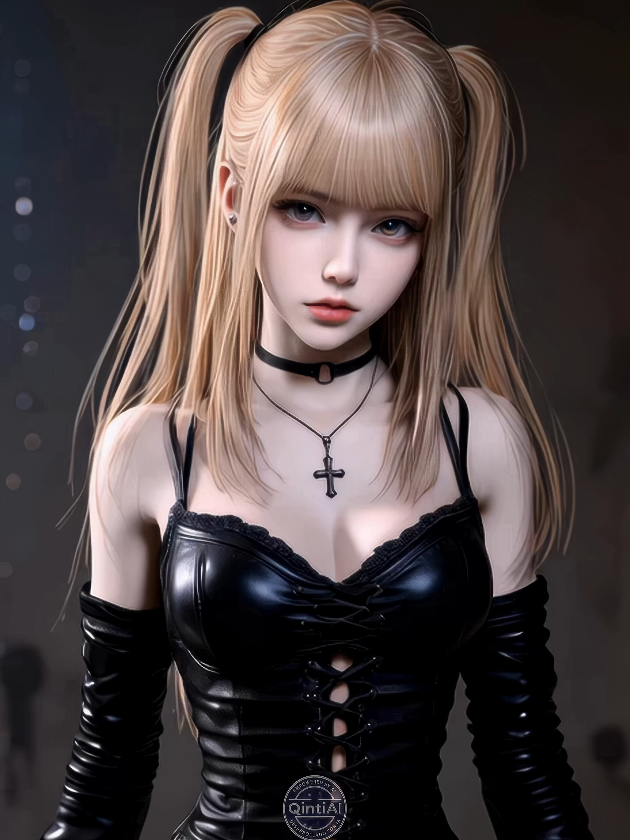 Misa Amane #deathnote #anime #animewallpaper #qintiai #aiart #midjourney #fyp #fondodepantalla#misaamane