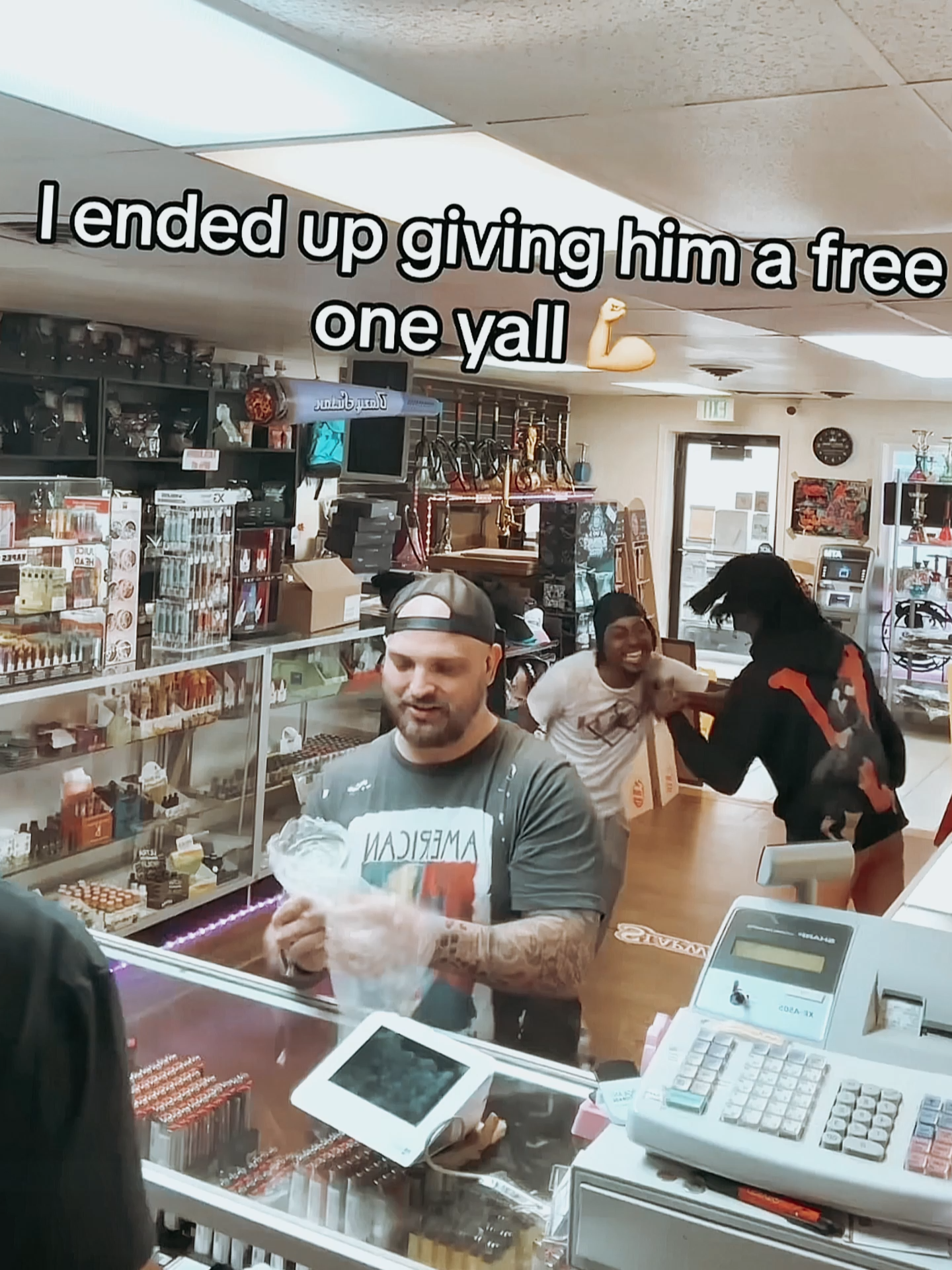 i ended up giving him a free one yall#pawn #pawnshop