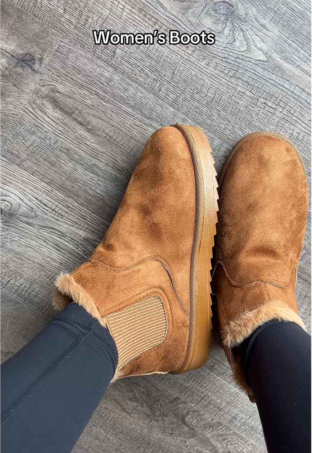 Step into winter in style! ❄️ These women’s faux suede slip-on snow boots are your go-to for warmth, comfort, and fashion this season. Featuring a plush faux fur lining, water-resistant exterior, and a slip-resistant sole, they’re perfect for indoor lounging or snowy outdoor strolls. With their short ankle boot design, these boots are easy to slip on and pair effortlessly with leggings, jeans, or winter dresses. Whether you’re heading to work, walking the dog, or just staying cozy at home, these comfortable winter boots will keep your feet toasty and on-trend. ✨ Lightweight, stylish, and built for everyday wear. 🛍️ Add these must-have boots to your winter wardrobe now! @TKHADX #winterboots #cozyboots #fauxfurboots #snowbootsforwomen #tiktokfashionfinds  #winteroutfitideas #bootsseason