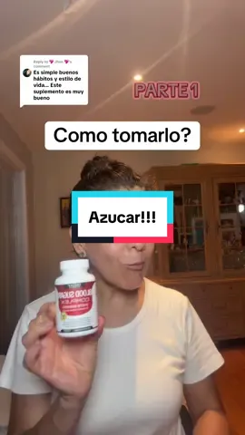 Replying to @💖 Jhen 💖  Parte 1  el Blood Sugar Complex Suplemento.  #azucar #azucarados #bloodsugarcomplex #healthy 