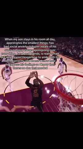 That’s my boy no doubt #relatable #son #likefatherlikeson #lebron #NBA #xyzcba 
