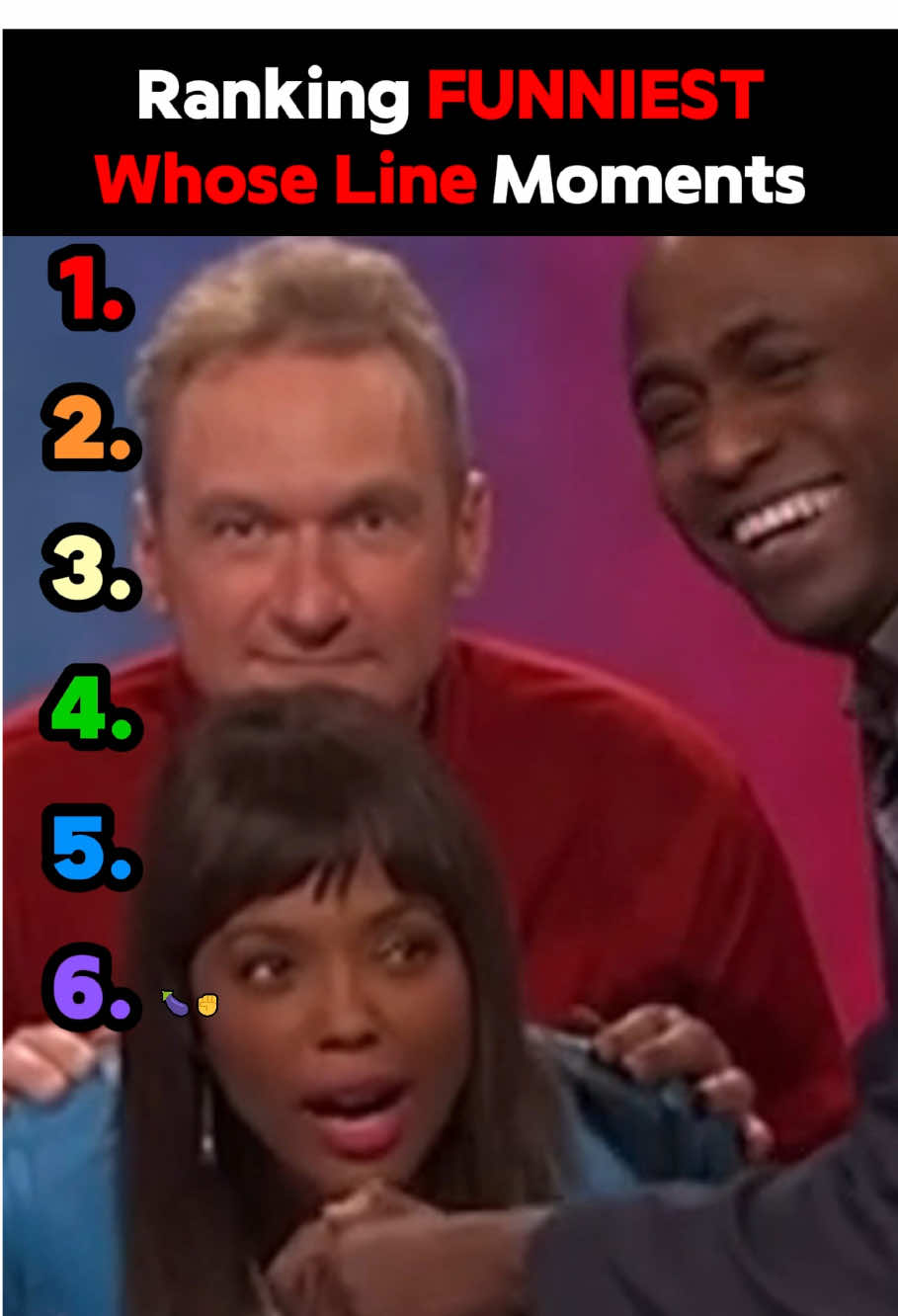 Ranking FUNNIEST Whose Line Moments #comedy #whoseline #ranking #funny #viral