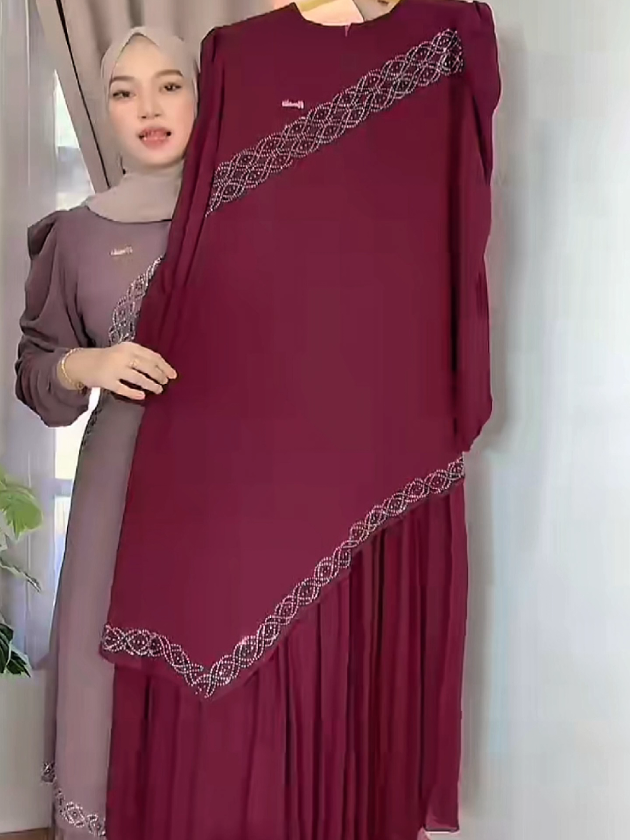 Rivana Gamis Malaysia By Tara Fashion #gamis #gamiskekinian #gamiskondangan #gamiscantik #fypppppppppppppppp sedikit 