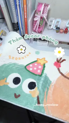 Thảm decor phòng cute #thảm #thamdecor #decor #cute #_hang_review #xuhuong #unboxing 