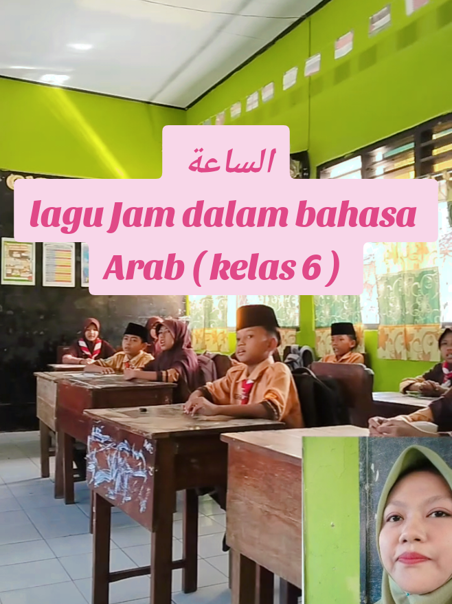 LAGU الساعة  dalam bahasa Arab - video pembelajaran kelas 6 #trendingsong #bahasaarab #ruangguru #gurukemenag #kemenag #ppgdaljab #gtk #fyppppppppppppppppppppppp 