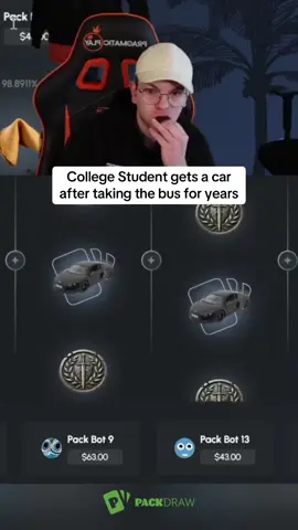 College Student gets a car after taking the bus for years #kickstreaming 