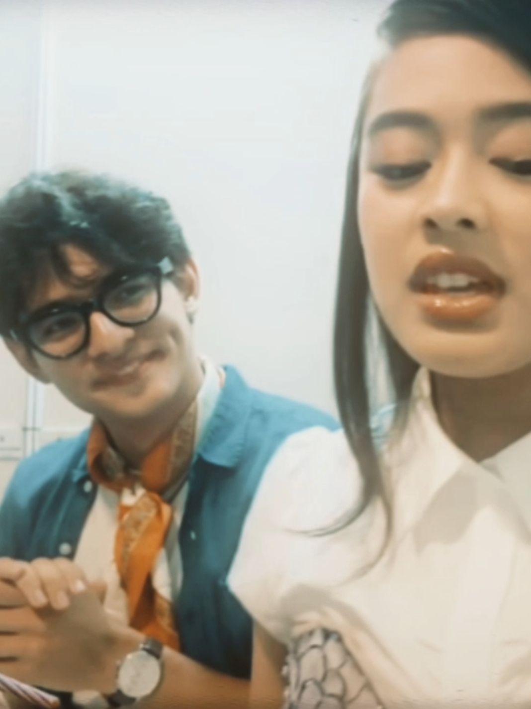 aqeela yg di tatap aku yg melting 🫠 #aqeelacalista #harryvaughan #harqeel 