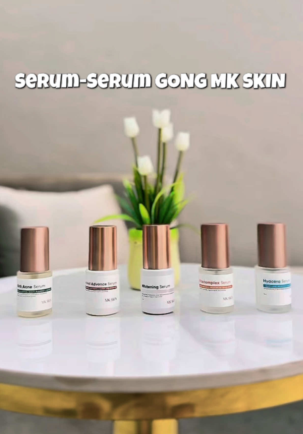 5 Serum MK SKIN dengan bermacam-macam manfaat. Yang mana kah yang cocok untuk kulit kamu ????? #promomakangajian #mkskinpusat #mkskinjawa #mkskincare #mkskinofficial #mkskin #maharani #maharanikemala #maharani 